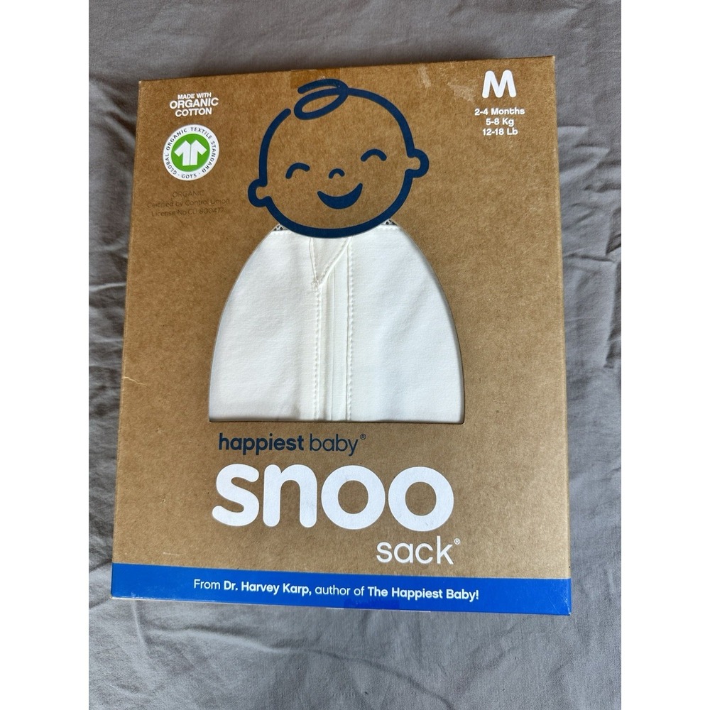 SNOO Sack Medium Snow White New Sealed Authentic‎ Happiest Baby